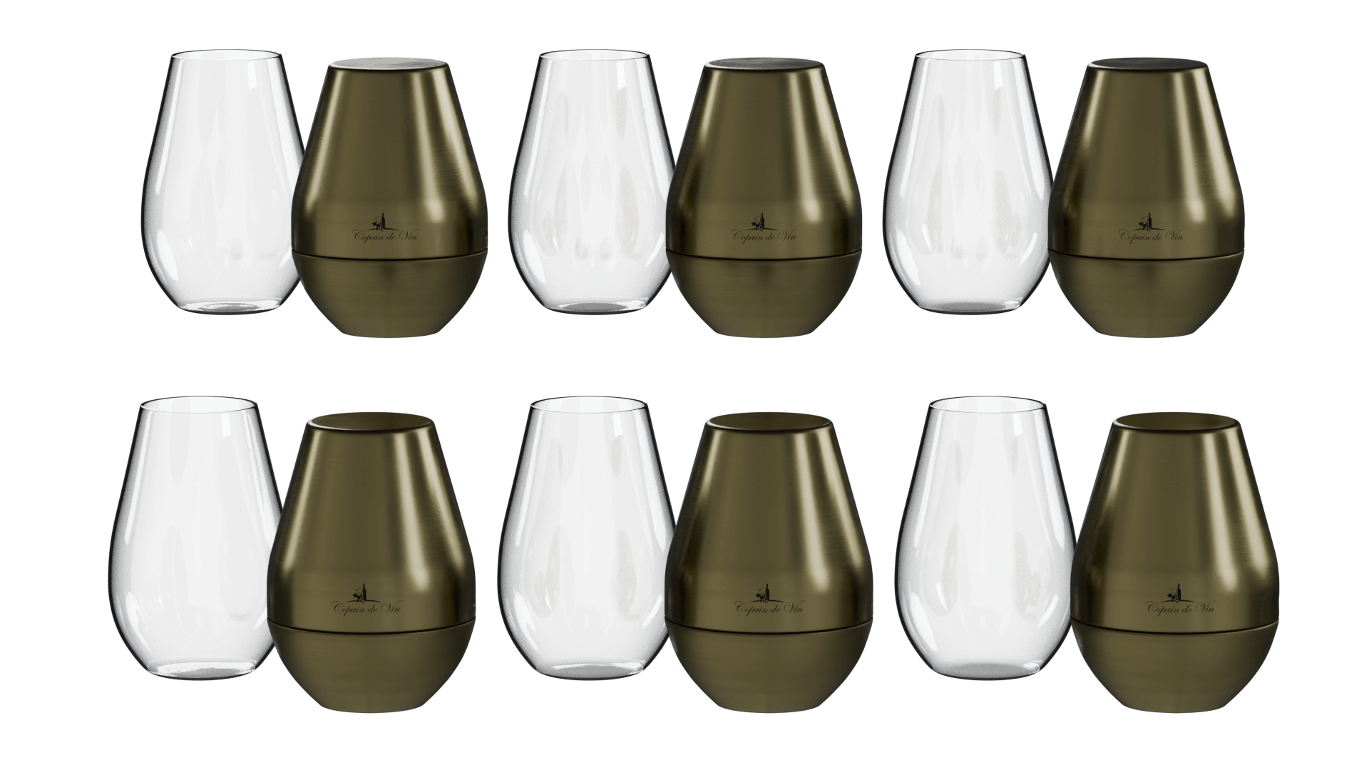 3 Double Packs  (6x Vinvoyage) / gold